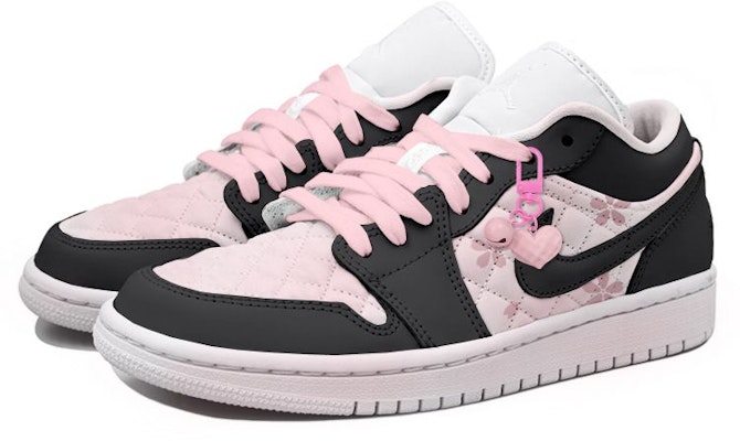 에어 조던 1 로우 '블러쉬 핑크 블랙' (커스텀) DB6480-100(Team拾玖-黑粉樱花S-BOX) Shop 에어 조던 1 로우 '블러쉬 핑크 블랙' (커스텀) DB6480-100(Team拾玖-黑粉樱花S-BOX)