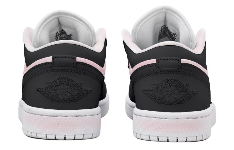 Purchase [Sepatu Kustom] Air Jordan 1 Low 'Blush Hitam-Pink' DB6480-100(Team拾玖-黑粉樱花S-BOX）
