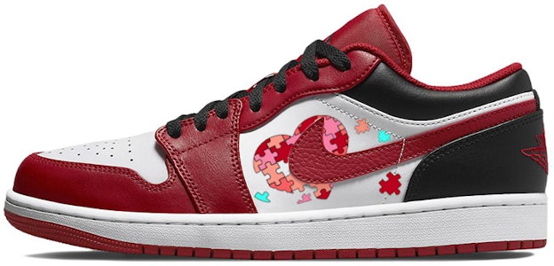 【カスタムシューズ】エアジョーダン1 ロー「ブリックハート レッド・ホワイト・ブラック」 553558-163(Team56-像素爱心) Buy 【カスタムシューズ】エアジョーダン1 ロー「ブリックハート レッド・ホワイト・ブラック」 553558-163(Team56-像素爱心)