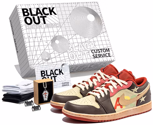 Zapatillas personalizadas Air Jordan 1 Low 'Brown-Red Graffiti Star' 553558-163(Team22-男五角星棕粉A-BOX) Buy Zapatillas personalizadas Air Jordan 1 Low 'Brown-Red Graffiti Star' 553558-163(Team22-男五角星棕粉A-BOX)