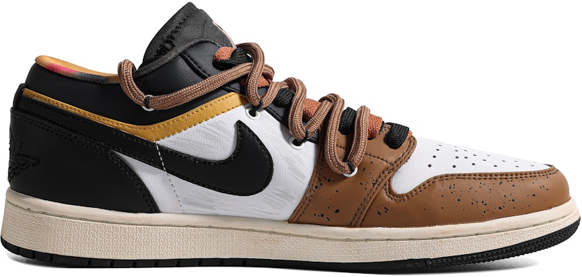 【訂製球鞋】 Jordan Air Jordan 1 Low VALE 特殊鞋盒 老化風格 解構 主義 簡約 低筒 復古籃球鞋 男款 棕黑 Order 【訂製球鞋】 Jordan Air Jordan 1 Low VALE 特殊鞋盒 老化風格 解構 主義 簡約 低筒 復古籃球鞋 男款 棕黑