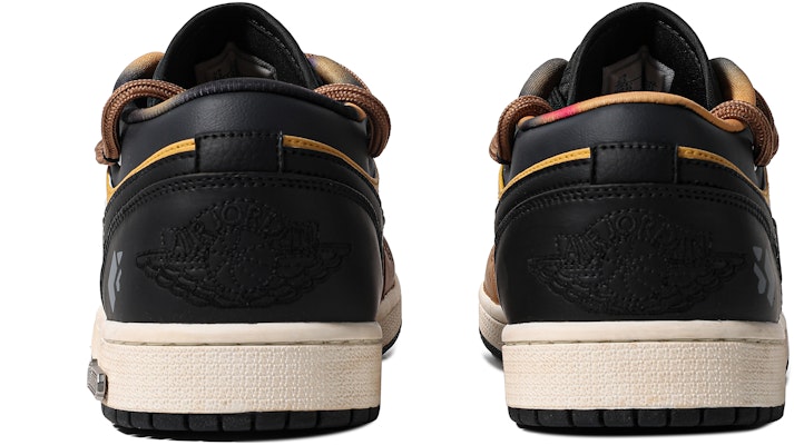【訂製球鞋】 Jordan Air Jordan 1 Low VALE 特殊鞋盒 老化風格 解構 主義 簡約 低筒 復古籃球鞋 男款 棕黑 Shop 【訂製球鞋】 Jordan Air Jordan 1 Low VALE 特殊鞋盒 老化風格 解構 主義 簡約 低筒 復古籃球鞋 男款 棕黑