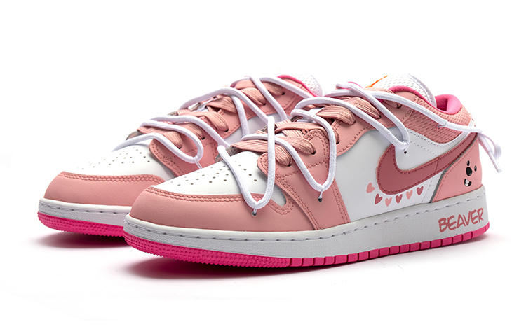 Lookbook [Kasut Custom] Air Jordan 1 Low 'Bubble Jellyfish Pink Loopy' DR9498-168(Team15-可爱小狸)