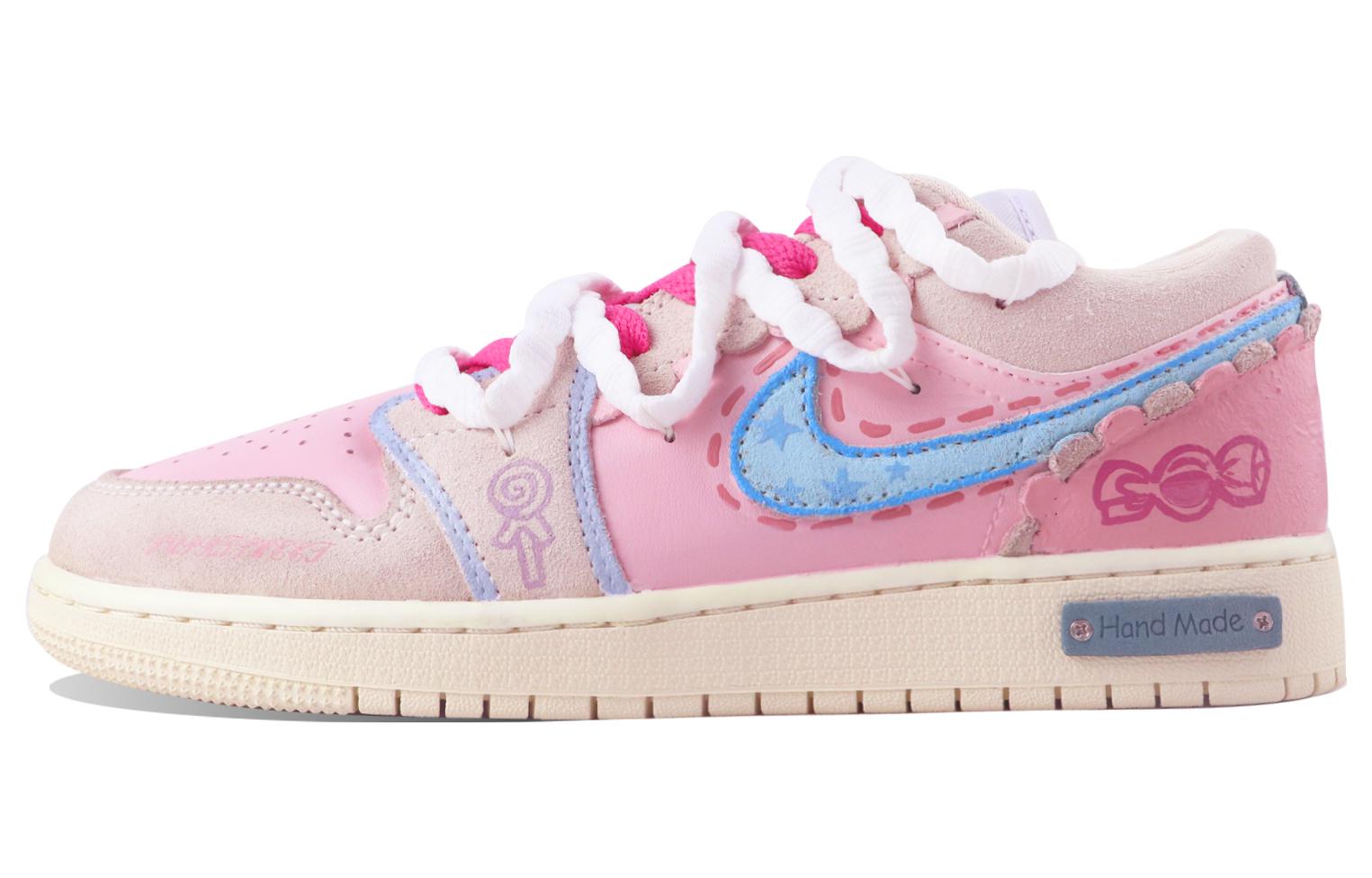 Buy [Zapatillas Personalizadas] Air Jordan 1 Low 'Candy Pink-Azul' DZ5356-800-457645