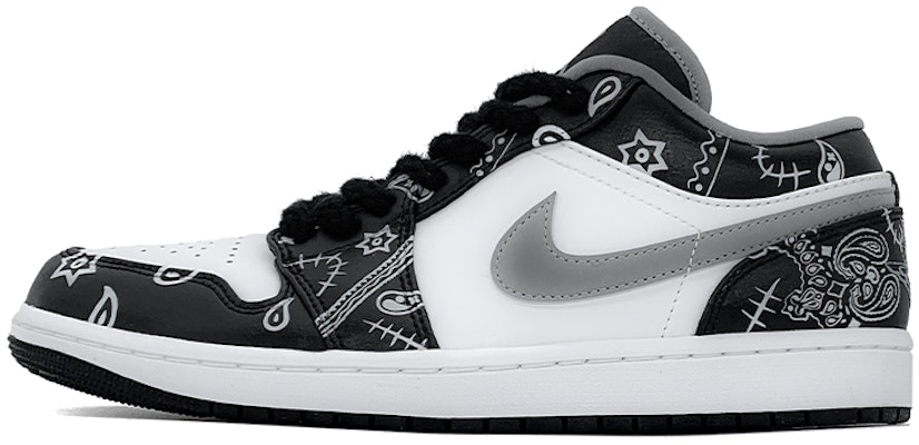 カスタムAJ1ロー "カシューフラワーグラフィティ" 553560-040(Team肆-喷绘手绘腰果花女款) Buy カスタムAJ1ロー "カシューフラワーグラフィティ" 553560-040(Team肆-喷绘手绘腰果花女款)