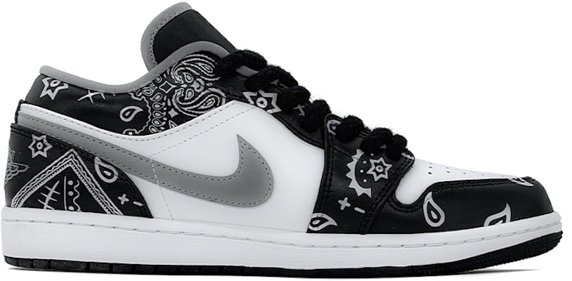 カスタムAJ1ロー "カシューフラワーグラフィティ" 553560-040(Team肆-喷绘手绘腰果花女款) Order カスタムAJ1ロー "カシューフラワーグラフィティ" 553560-040(Team肆-喷绘手绘腰果花女款)