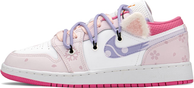 【客製化球鞋】Jordan Air Jordan 1 Low FZBB 城堡限定 禮盒 粉耳朵 解構 低筒 復古籃球鞋 GS 粉白 Order 【客製化球鞋】Jordan Air Jordan 1 Low FZBB 城堡限定 禮盒 粉耳朵 解構 低筒 復古籃球鞋 GS 粉白