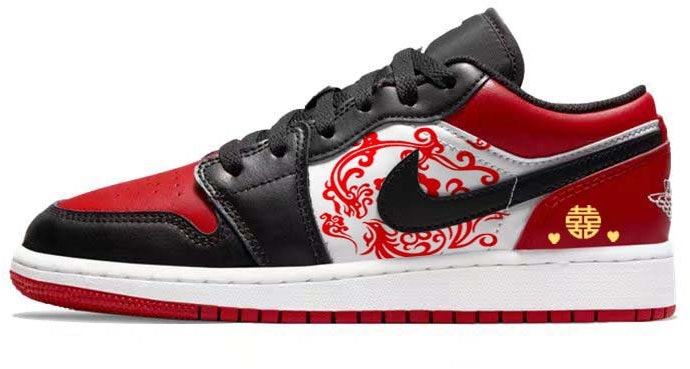 custom-shoes-air-jordan-1-low-centennial-harmony-black-red
