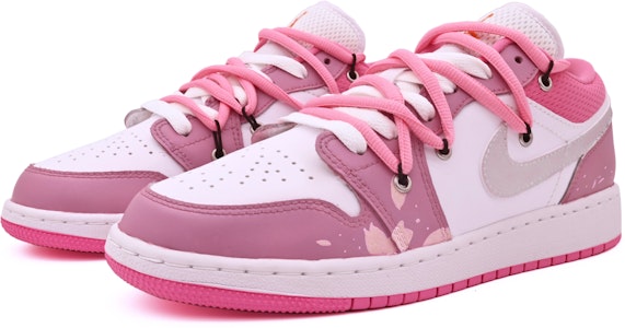 エアジョーダン1 Low "桜ピンク" (カスタム) DR9498-168(Team77-樱花粉) Lookbook エアジョーダン1 Low "桜ピンク" (カスタム) DR9498-168(Team77-樱花粉)