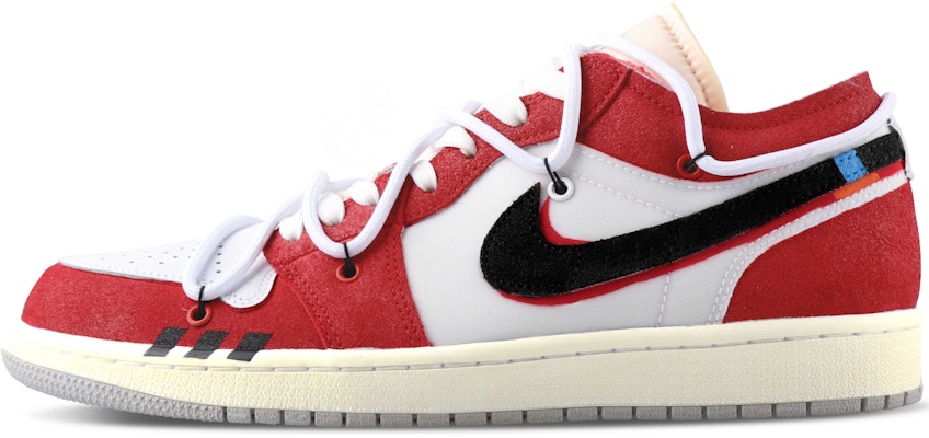 커스텀 에어 조던 1 로우 '중국 레드 빈티지' DN1635-100(TeamSix-男款-影子标签白红黑) Buy 커스텀 에어 조던 1 로우 '중국 레드 빈티지' DN1635-100(TeamSix-男款-影子标签白红黑)