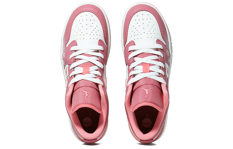 Shop 에어 조던 1 로우 '핑크화이트' (커스텀) 553560-616(Team10--古风书画)