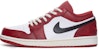 에어 조던 1 로우 '서예 시카고' (커스텀) 553558-163(Team拾肆-男款国风书法做旧红白黑)
