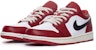에어 조던 1 로우 '서예 시카고' (커스텀) 553558-163(Team拾肆-男款国风书法做旧红白黑)