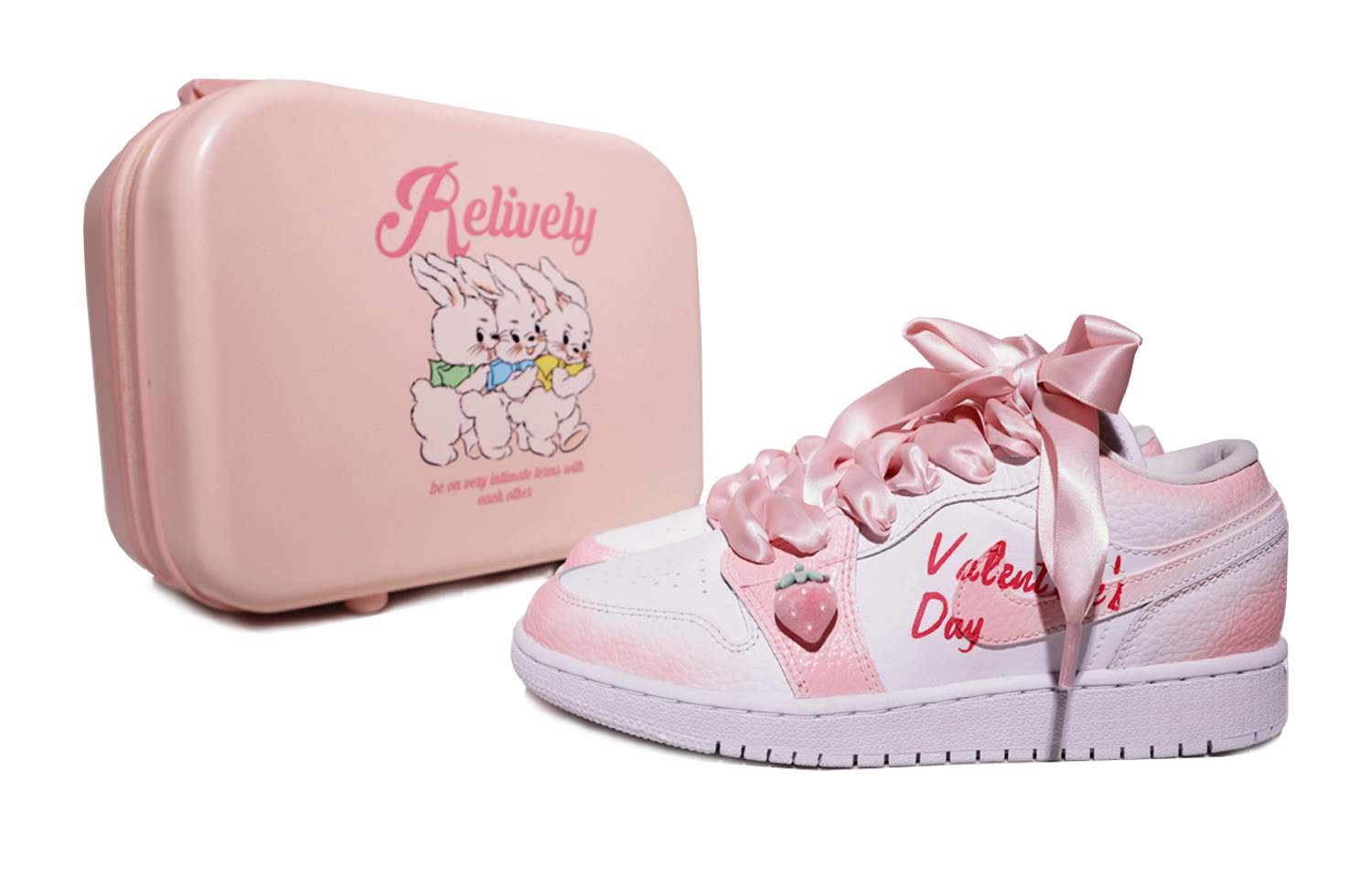 [Custom Shoes] Air Jordan 1 Low 'Chinese New Year Strawberry Pink'