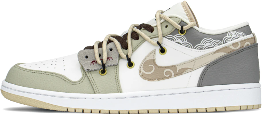 에어 조던 1 로우 '설날 브라운 그린' (커스텀) FB7168-121(TeamA-AJ男国风云纹S-BOX) Order 에어 조던 1 로우 '설날 브라운 그린' (커스텀) FB7168-121(TeamA-AJ男国风云纹S-BOX)