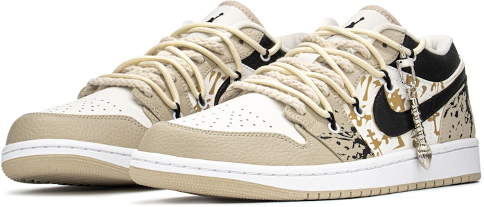 에어 조던 1 로우 '설날 수묵화' (커스텀 슈즈) FB7168-121(TeamA-AJ男国风毛笔S-BOX) Lookbook 에어 조던 1 로우 '설날 수묵화' (커스텀 슈즈) FB7168-121(TeamA-AJ男国风毛笔S-BOX)