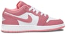 에어 조던 1 로우 '복숭아꽃' (커스텀) 553560-616(Team56-比翼双飞)