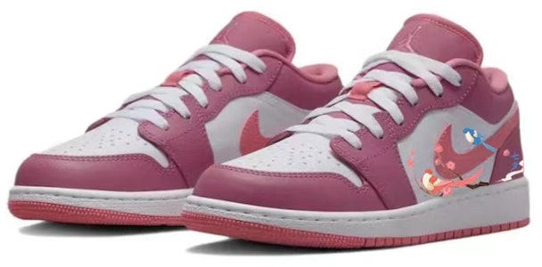 에어 조던 1 로우 '복숭아꽃' (커스텀) 553560-616(Team56-比翼双飞) Lookbook 에어 조던 1 로우 '복숭아꽃' (커스텀) 553560-616(Team56-比翼双飞)