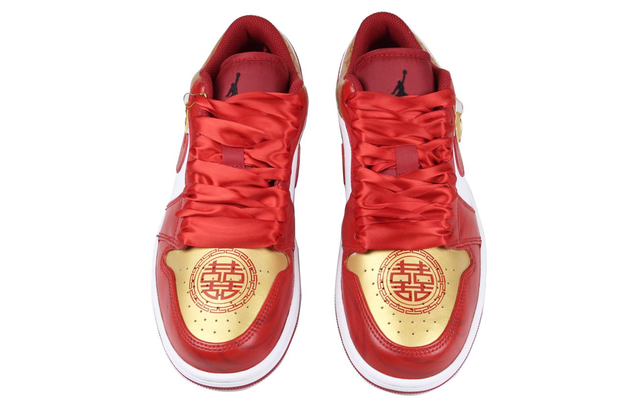 Shop [Sepatu Kustom] Air Jordan 1 Low 'Pesta Pernikahan Tiongkok' 553558-163-459958