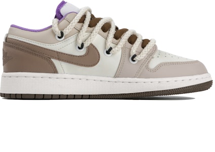 【訂製籃球鞋】 Jordan Air Jordan 1 低筒 巧克力奶茶 復古籃球鞋 GS 淺棕色 Order 【訂製籃球鞋】 Jordan Air Jordan 1 低筒 巧克力奶茶 復古籃球鞋 GS 淺棕色