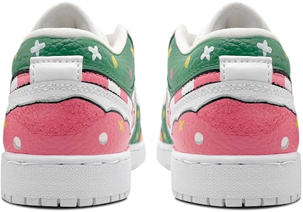 カスタムAJ1 Low "クリスマスキャンディ" 553558-112(Team-E男款圣诞限定红绿白) Shop カスタムAJ1 Low "クリスマスキャンディ" 553558-112(Team-E男款圣诞限定红绿白)