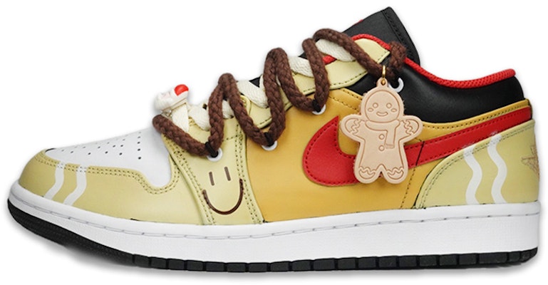 에어 조던 1 로우 '크리스마스 진저브레드' (커스텀) 553558-063(TeamF-男款圣诞姜饼人S-BOX) Order 에어 조던 1 로우 '크리스마스 진저브레드' (커스텀) 553558-063(TeamF-男款圣诞姜饼人S-BOX)