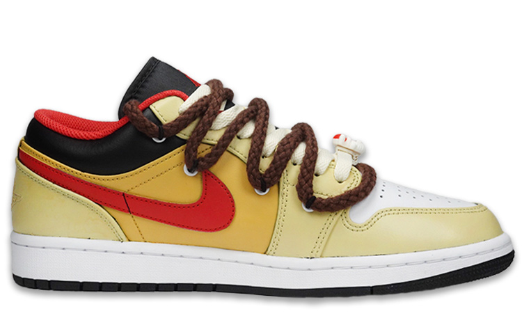 Lookbook [カスタムシューズ] エアジョーダン1 ロー 'クリスマスジンジャーブレッド' 553558-063(TeamF-男款圣诞姜饼人S-BOX)