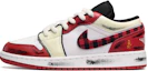 Order 【定制球鞋】 Jordan Air Jordan 1 Low Bred Toe 聖誕節 聖誕格紋 低幫 復古籃球鞋 男款 紅白