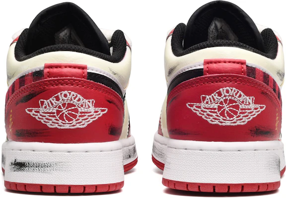【定制球鞋】 Jordan Air Jordan 1 Low Bred Toe 聖誕節 聖誕格紋 低幫 復古籃球鞋 男款 紅白 Purchase 【定制球鞋】 Jordan Air Jordan 1 Low Bred Toe 聖誕節 聖誕格紋 低幫 復古籃球鞋 男款 紅白