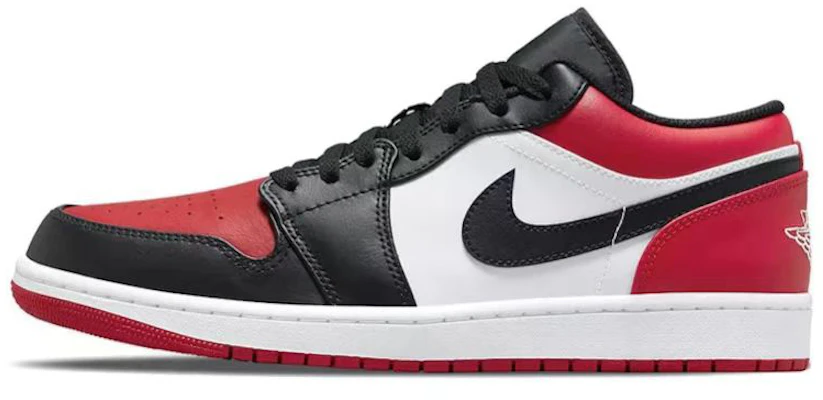【定制球鞋】 Jordan Air Jordan 1 Low Bred Toe 聖誕節 聖誕格紋 低幫 復古籃球鞋 男款 紅白 2