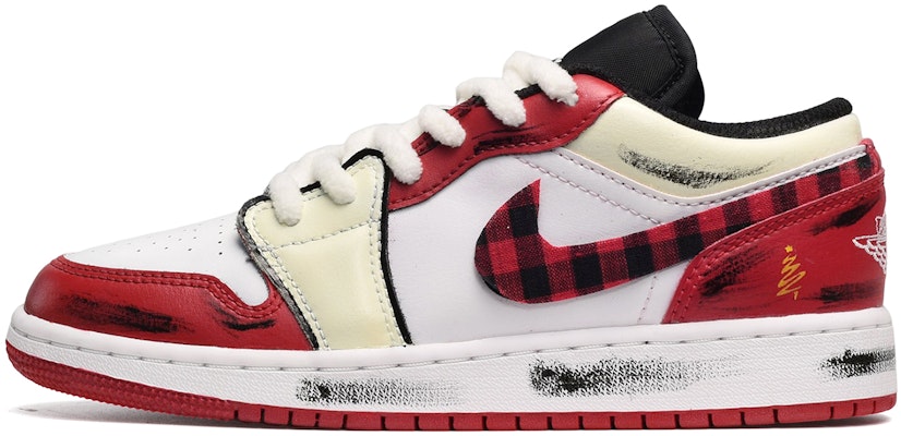 에어 조던 1 로우 '크리스마스 레드앤화이트 플래드' (커스텀) 553560-612(TeamE-女款圣诞格纹红白) Order 에어 조던 1 로우 '크리스마스 레드앤화이트 플래드' (커스텀) 553560-612(TeamE-女款圣诞格纹红白)