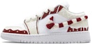 Order 에어 조던 1 로우 '크리스마스 스노우' (Air Jordan 1 Low 'Christmas Snow') 553560-130(TeamD-圣诞节主题男女款羊羔绒)