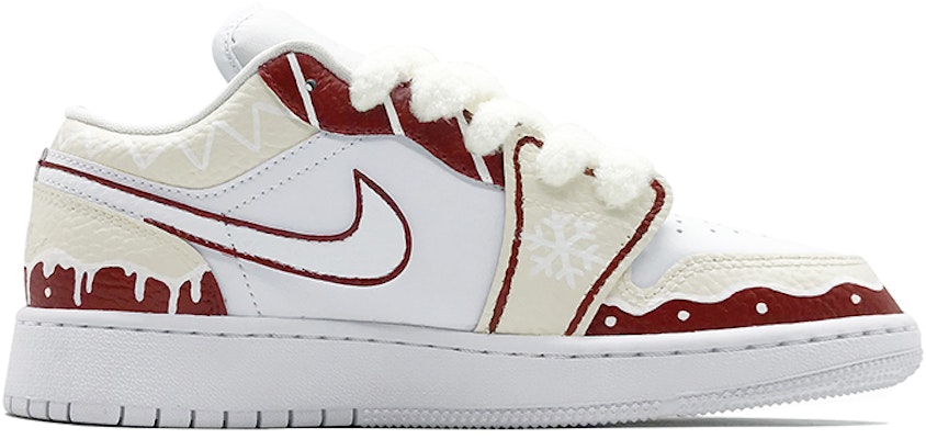 에어 조던 1 로우 '크리스마스 스노우' (Air Jordan 1 Low 'Christmas Snow') 553560-130(TeamD-圣诞节主题男女款羊羔绒) Lookbook 에어 조던 1 로우 '크리스마스 스노우' (Air Jordan 1 Low 'Christmas Snow') 553560-130(TeamD-圣诞节主题男女款羊羔绒)