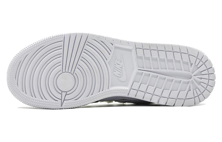 Sizing [Kasut Custom] Air Jordan 1 Low 'Krismas Shearling Swoosh Snowflake' 553560-130(TeamD-圣诞节主题男女款羊羔绒)