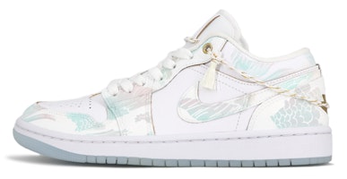 【カスタムシューズ】エアジョーダン1ロー『CNY ドラゴンイヤー - ホワイト』 FN8901-164(Team17-青帘烟雨S-BOX) Order 【カスタムシューズ】エアジョーダン1ロー『CNY ドラゴンイヤー - ホワイト』 FN8901-164(Team17-青帘烟雨S-BOX)