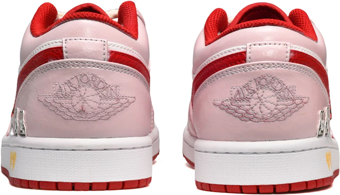 【定制球鞋】Jordan Air Jordan 1 Low CNY兔年限定 卡斯製造 像素字母可愛兔子 低幫 復古籃球鞋 男款 粉紅白 Shop 【定制球鞋】Jordan Air Jordan 1 Low CNY兔年限定 卡斯製造 像素字母可愛兔子 低幫 復古籃球鞋 男款 粉紅白