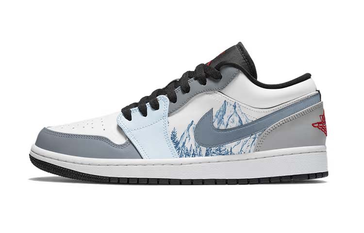 Buy [Custom Shoes] Air Jordan 1 Low 'Cosmic Exploration - Smoke Grey'