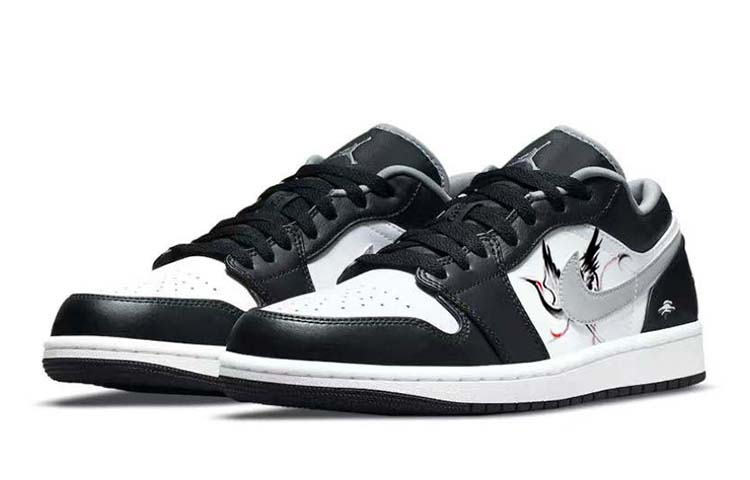 Lookbook 【定制鞋款】Air Jordan 1 Low '仙鹤松美学' 运动鞋 553558-040-450480