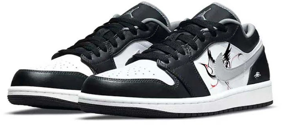 【定制鞋款】Air Jordan 1 Low '仙鹤松美学' 运动鞋 553558-040-450480 Lookbook 【定制鞋款】Air Jordan 1 Low '仙鹤松美学' 运动鞋 553558-040-450480