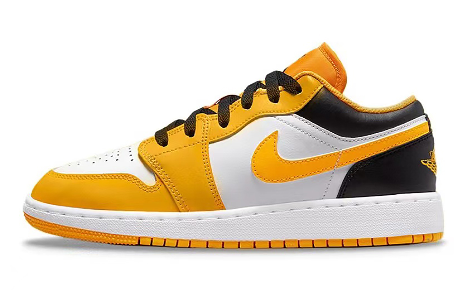 Sizing [Kasut Tersuai] Air Jordan 1 Low 'Lukisan Tangan Custom Daisy Kuning-Putih-Hijau' 553560-701(TeamE-女款手绘雏菊黄白绿)