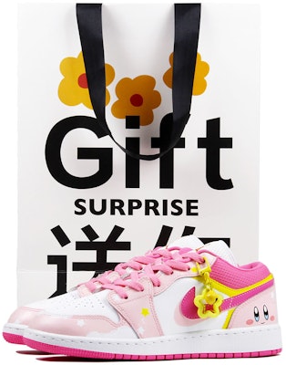 【訂製球鞋】Jordan Air Jordan 1 Low 可愛風 星星 雲朵 笑臉 雙勾 低幫 復古籃球鞋 GS 白粉 Buy 【訂製球鞋】Jordan Air Jordan 1 Low 可愛風 星星 雲朵 笑臉 雙勾 低幫 復古籃球鞋 GS 白粉