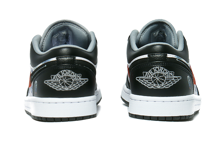 Purchase 【訂製球鞋】Jordan Air Jordan 1 Low 網路實境青花磚 東方奇幻 耐磨 低筒 復古籃球鞋 男女款 黑白