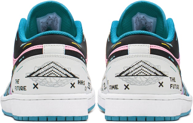 【訂製球鞋】Jordan Air Jordan 1 FZBB 賽博龐克 機能風主題 棉花糖漸變 耐磨 低筒 復古籃球鞋 男款 藍粉 Shop 【訂製球鞋】Jordan Air Jordan 1 FZBB 賽博龐克 機能風主題 棉花糖漸變 耐磨 低筒 復古籃球鞋 男款 藍粉