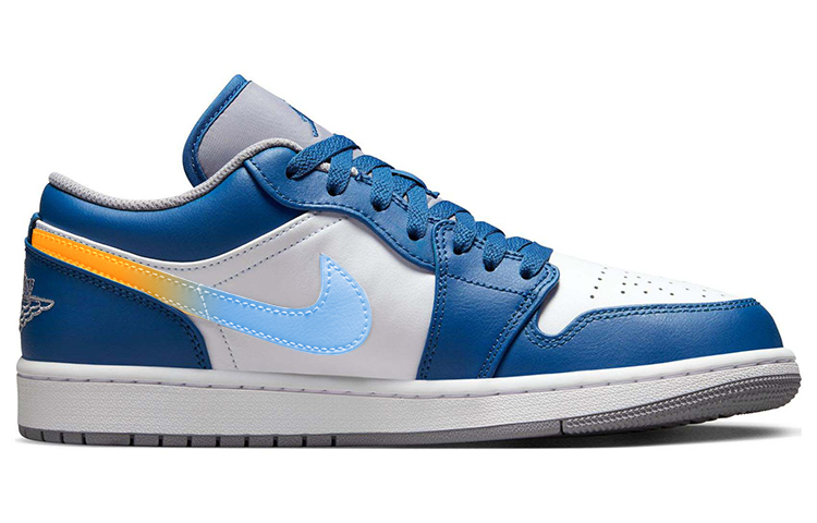 Order [Sepatu Custom] Air Jordan 1 Low 'Cyberpunk Blueprint' 553558-412(Team56-科技蓝图)