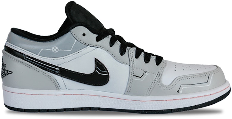 커스텀 에어 조던 1 로우 '사이버펑크 픽셀' 553558-062(Team7-男款黑白像素黑白灰) Order 커스텀 에어 조던 1 로우 '사이버펑크 픽셀' 553558-062(Team7-男款黑白像素黑白灰)