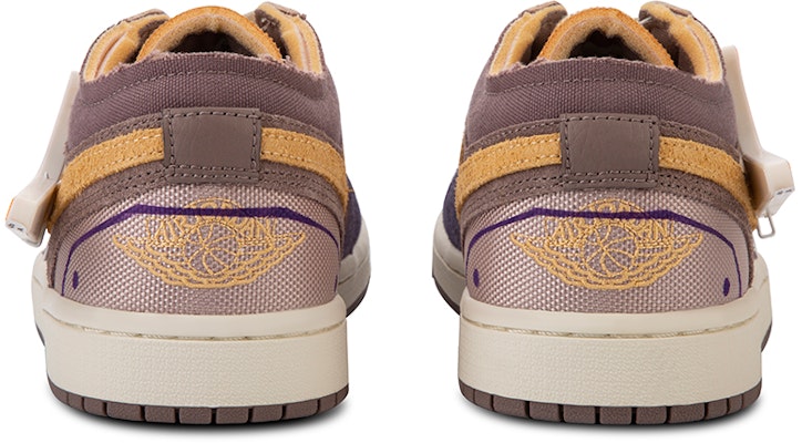 【定製球鞋】Jordan Air Jordan 1 賽博龐克 科幻鑽石 發光Swoosh 低筒 復古籃球鞋 男款 紫棕 Purchase 【定製球鞋】Jordan Air Jordan 1 賽博龐克 科幻鑽石 發光Swoosh 低筒 復古籃球鞋 男款 紫棕