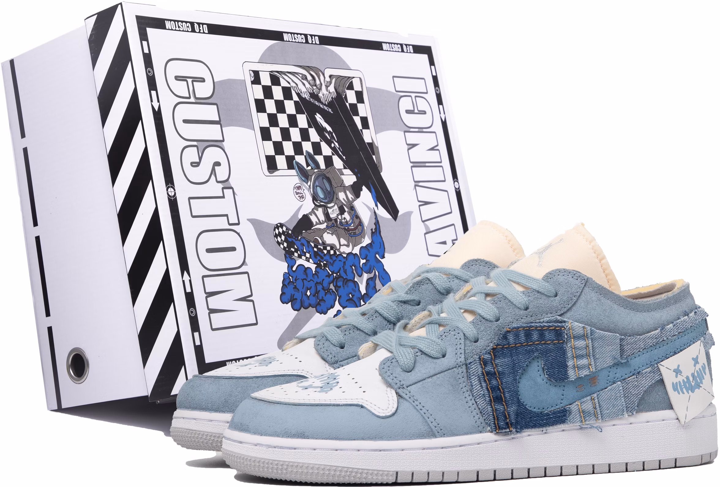custom-shoes-air-jordan-1-low-da-vinci-blue-white