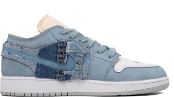 【定制鞋款】Air Jordan 1 Low '达·芬奇蓝白' DQ3727-100(TeamM-女款烙印S-BOX) Lookbook 【定制鞋款】Air Jordan 1 Low '达·芬奇蓝白' DQ3727-100(TeamM-女款烙印S-BOX)