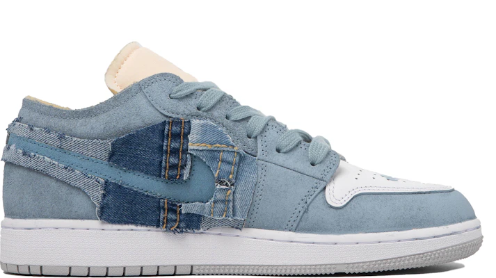 【定制球鞋】Jordan Air Jordan 1 Low 達芬奇定制 烙印 復古 簡約 低幫 復古籃球鞋 GS 藍白 Lookbook 【定制球鞋】Jordan Air Jordan 1 Low 達芬奇定制 烙印 復古 簡約 低幫 復古籃球鞋 GS 藍白