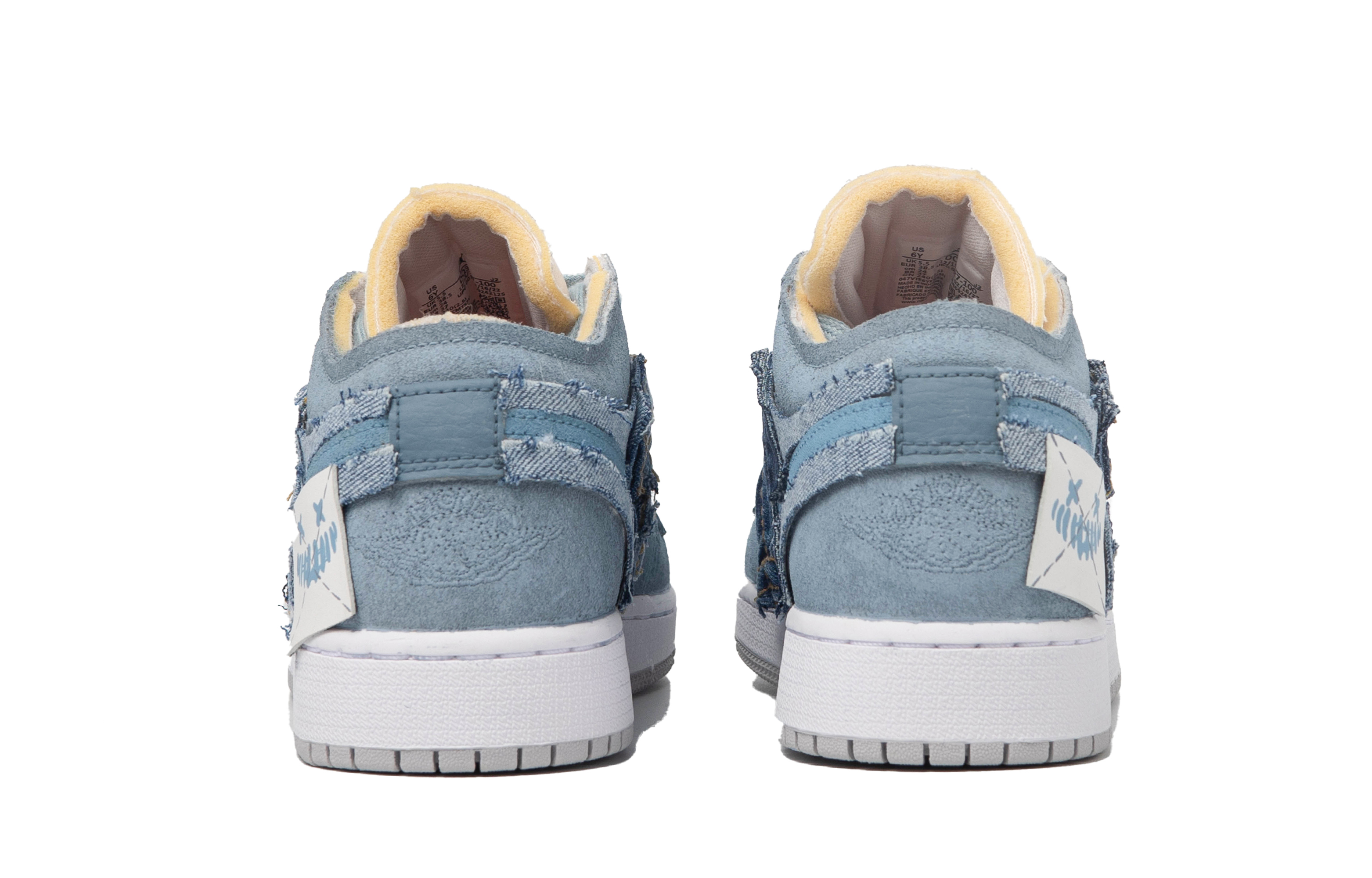 Purchase 【定制鞋款】Air Jordan 1 Low '达·芬奇蓝白' DQ3727-100(TeamM-女款烙印S-BOX)